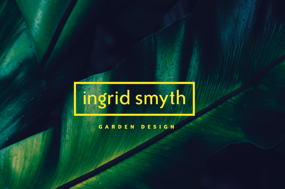 Ingrid Smyth Garden Design -brand identity work threesixty design agency kilkenny ireland 