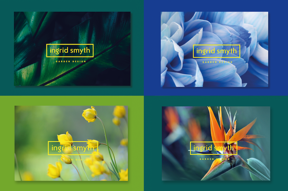 Ingrid Smyth Garden Design -brand identity work threesixty design agency kilkenny ireland 2